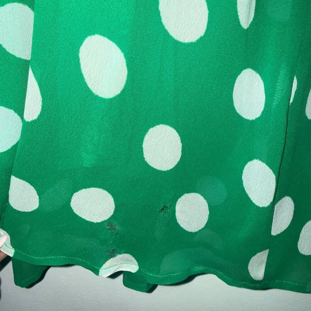 Boden Polka Dot Dress - Green/White 16/18 - Picture 7 of 9